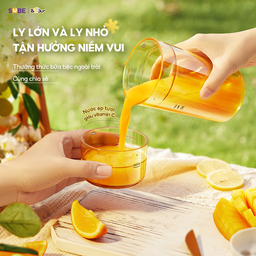 Máy Xay Sinh Tố Cầm Tay Bear Xay Rau Củ Quả Làm Sinh Tố Nước Ép Mini Tích Điện…