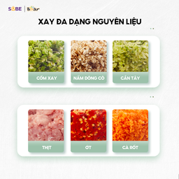 Máy Xay Thịt Bear 1.8L Hạt Cứng Gia Vị An Toàn Chịu Nhiệt Công Suất 300W SB-MX…