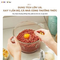 (GIÁ ĐỘC QUYỀN) Máy xay thịt Bear 1,8L CH-5H03E33 Công suất 300W – Xay nhanh,…
