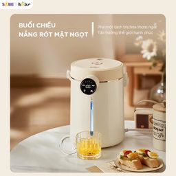 Bình Thủy Điện Bear 3L Đun Sôi Siêu Nhanh Khử Clo Bình Đun Nước Giữ Nhiệt EWB-…