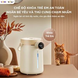 Bình Thủy Điện Bear 3L Đun Sôi Siêu Nhanh Khử Clo Bình Đun Nước Giữ Nhiệt EWB-…