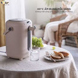 Bình đun nước thủy điện thông minh Bear 3L B30V1 khử clo và khoá trẻ em an toàn