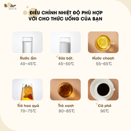 Bình Thủy Điện Đun Nước Nóng Bear 5L SB-BTD5L: Đun nóng, giữ ấm, khử Clo