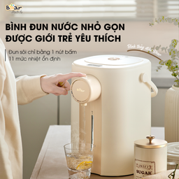 Bình Thủy Điện Đun Nước Nóng Bear 5L SB-BTD5L: Đun nóng, giữ ấm, khử Clo