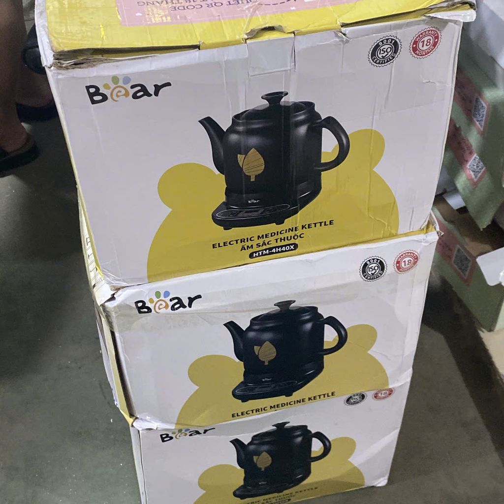 (Hàng xả - Đã sử dụng) Ấm sắc thuốc Bear HTM - 4H40X