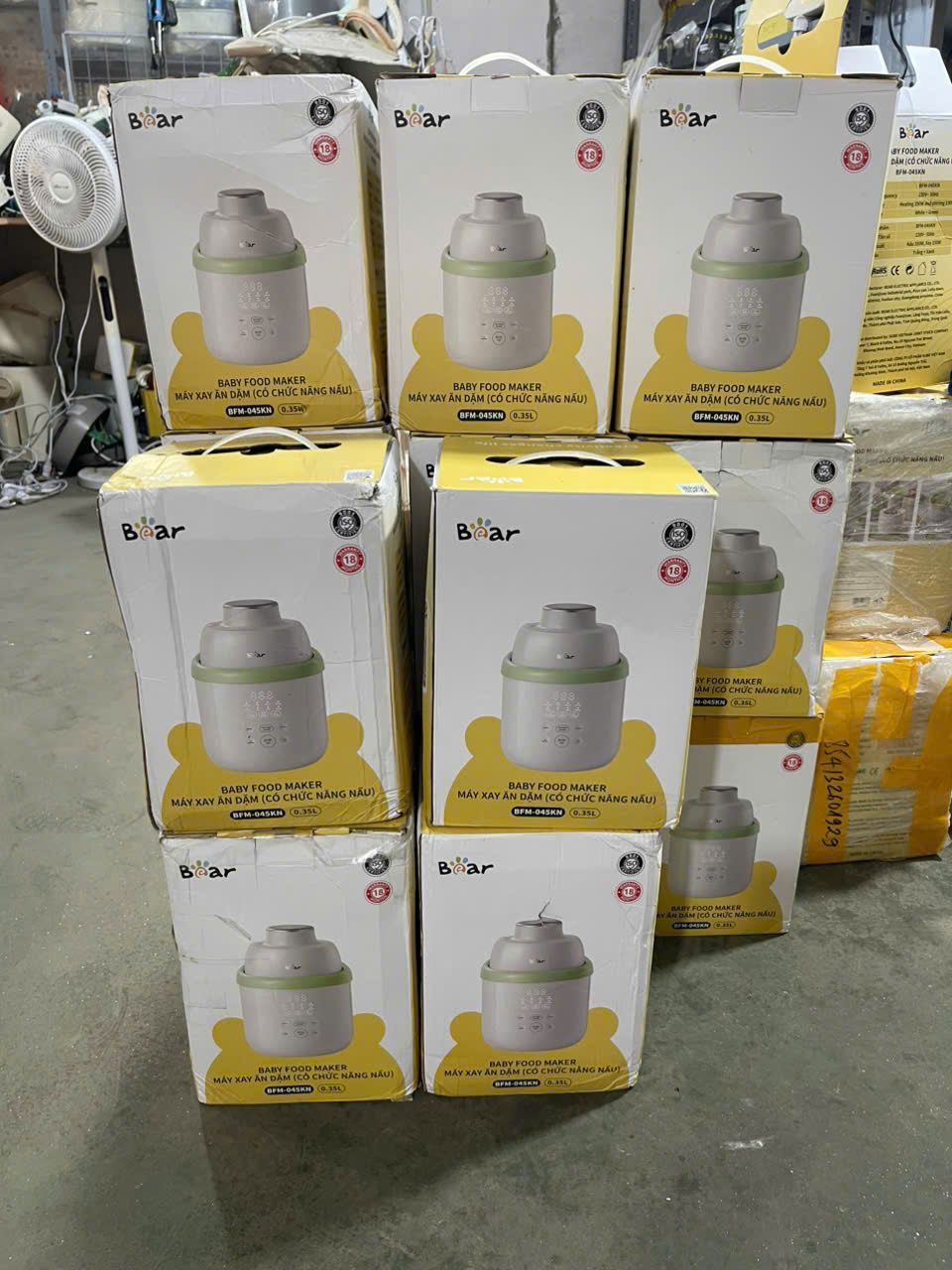 (Hàng xả - Đã sử dụng) Máy xay nấu thức ăn 0.35L Bear BFM-045KN
