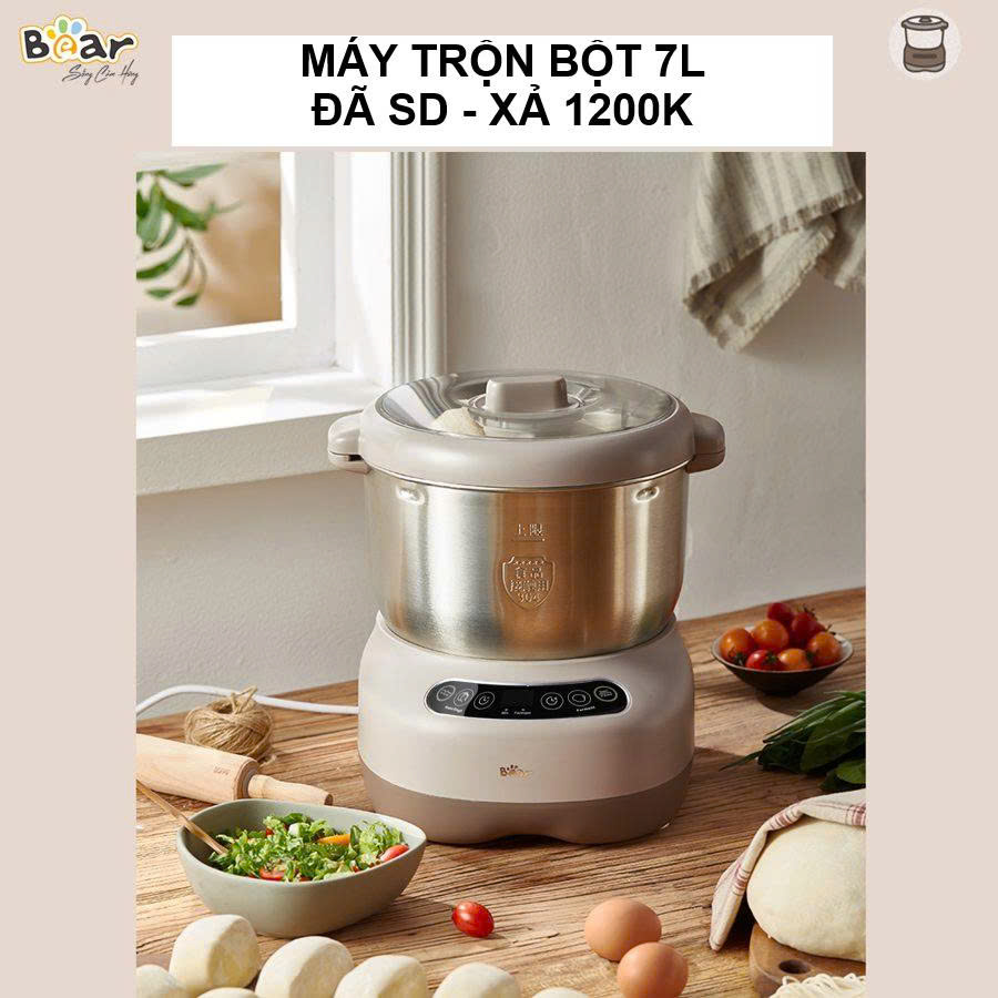 (Hàng xả - Đã sử dụng) Máy trộn bột 7L Bear DM-B70V1