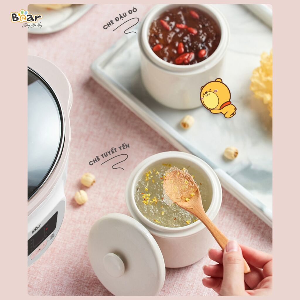 (GIÁ ĐỘC QUYỀN) Nồi Nấu Chậm Bear 1,6L SUBE002 - Ảnh 2
