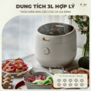 Nồi Cơm Điện Tử Bear 3L SB-NC30B Lòng Nồi 6 Lớp Đa Năng Nấu Cơm Nấu Cháo Hầm Hấp Hâm Nóng - Ảnh 8