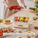 Nồi hấp điện Bear 12L SB-NH12L 3 tầng đa năng, 6 chế độ hấp kháng khuẩn 99,99% không gây mùi - Ảnh 9