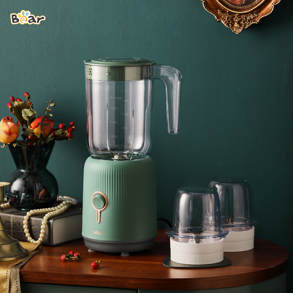 (GIÁ ĐỘC QUYỀN) Máy Xay BEAR ăn dặm đa năng 3 cối xay thịt, xay đồ khô, công suất Lớn BL-B10V2 - Ảnh 2