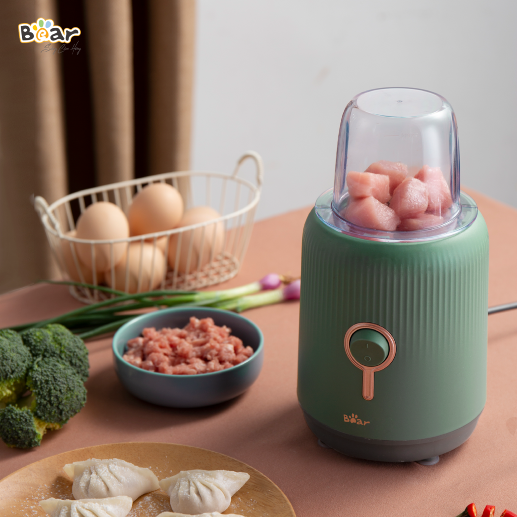(GIÁ ĐỘC QUYỀN) Máy Xay BEAR ăn dặm đa năng 3 cối xay thịt, xay đồ khô, công suất Lớn BL-B10V2 - Ảnh 5