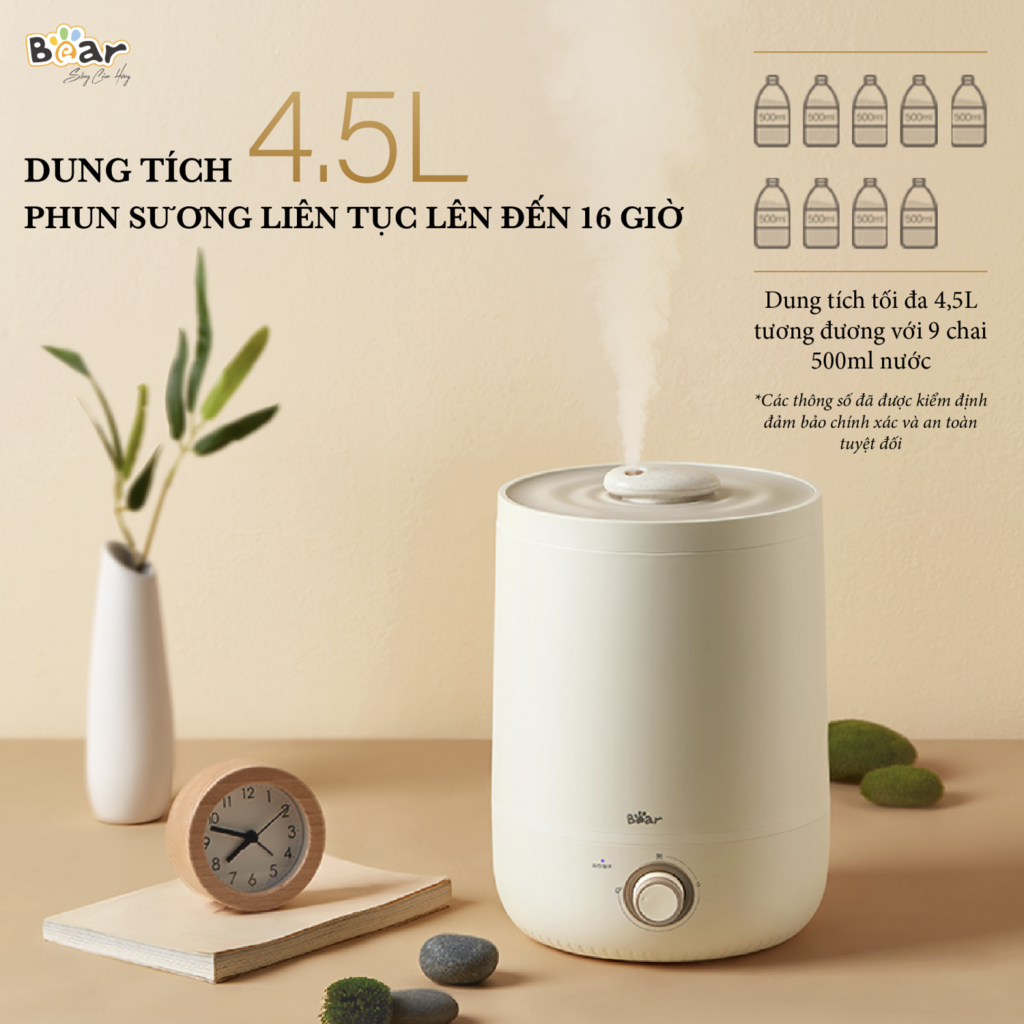 Máy Phun Sương Tạo Ẩm Bear Làm Mát Không Khí JSQ-C45U1