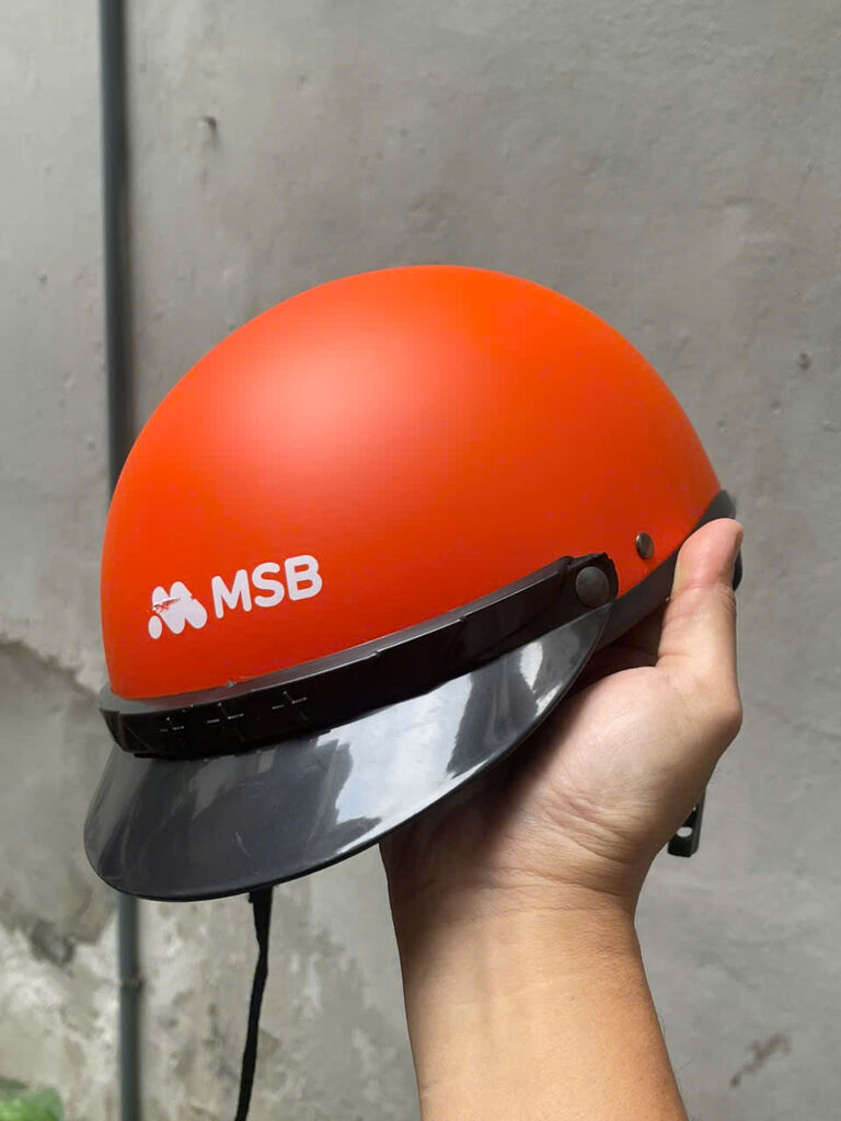 Mũ bảo hiểm xe máy MSB - Ảnh 2