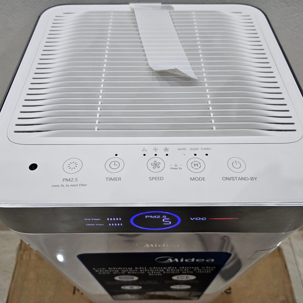 Máy lọc không khí Midea MAP-550GJA32 công suất 38W, 5 lớp lọc. - Ảnh 2