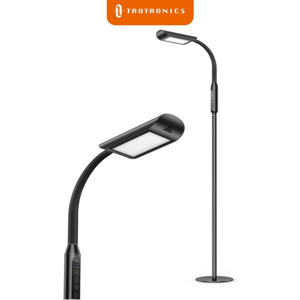 Đèn LED cây Taotronics TT-DL060 - bảo vệ mắt, điều khiển cảm ứng, tăng giảm chiều cao