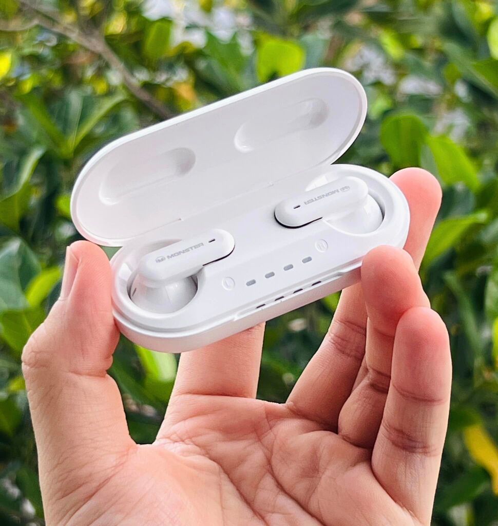 Tai nghe TWS M1007 hãng Monster SuperSlim AirLink - chip Qualcomm aptX chính hãng - Ảnh 4