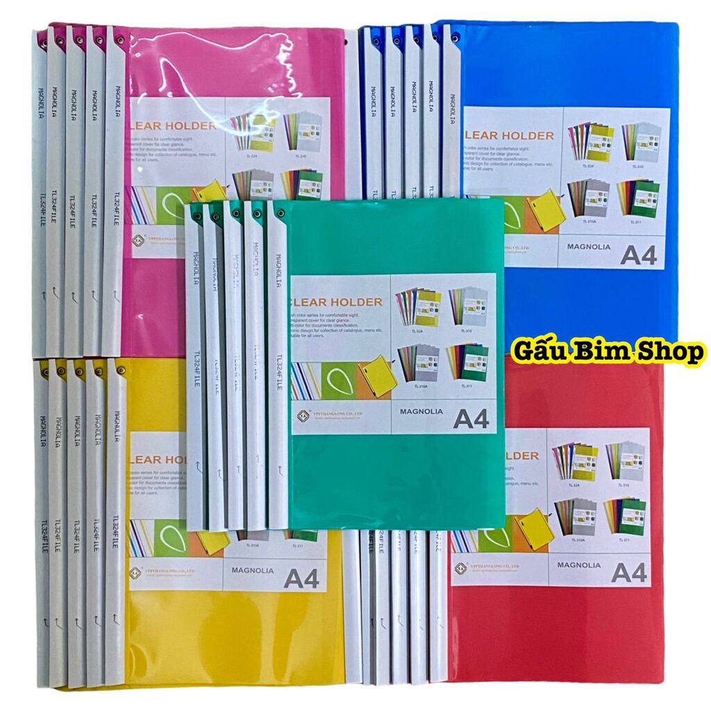 10 chiếc Kẹp tài liệu xoay A4 (rút gáy xoay)