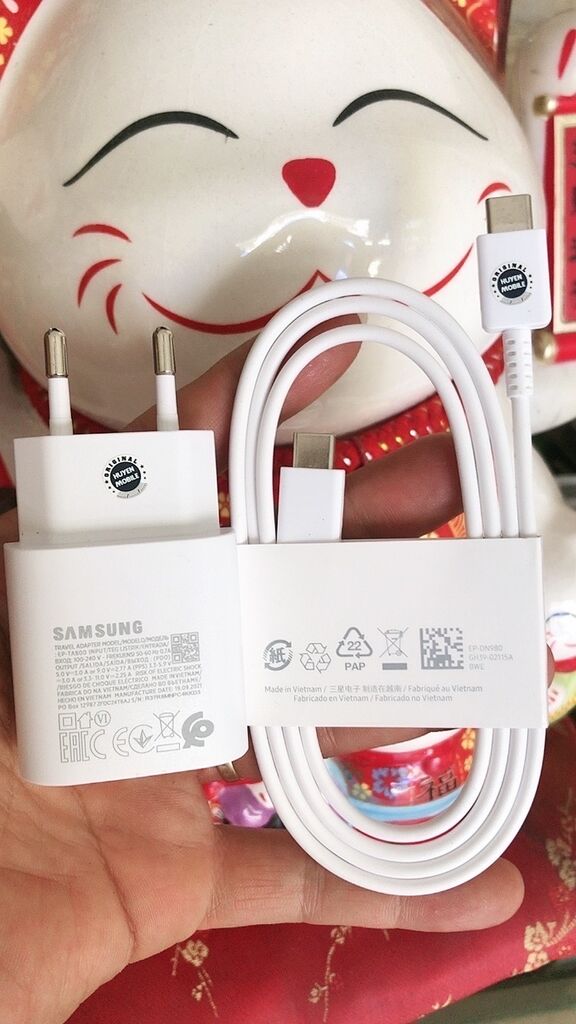 ￼Bộ sạc nhanh Samsung 25W hàng fake cho note10,note10+, S20, S21 S22 Ult