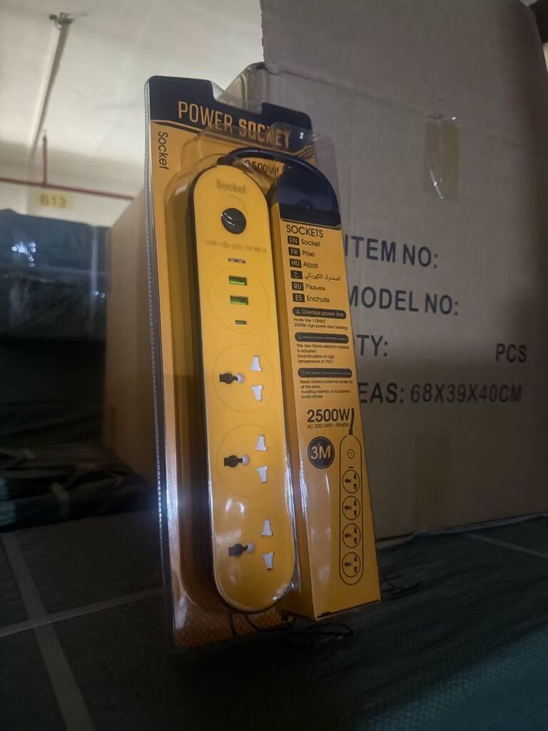 Ổ cắm điện đa năng 3M – 2500W (kèm cổng sạc USB + Type C ) - Ảnh 5