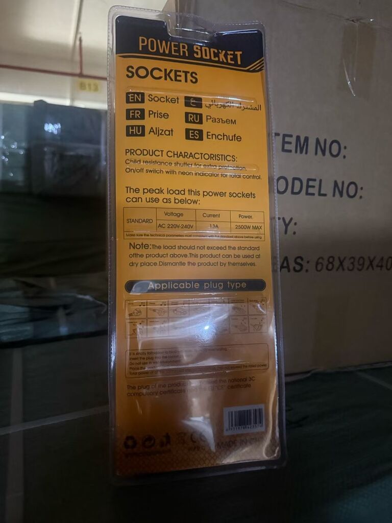 Ổ cắm điện đa năng 3M – 2500W (kèm cổng sạc USB + Type C ) - Ảnh 6