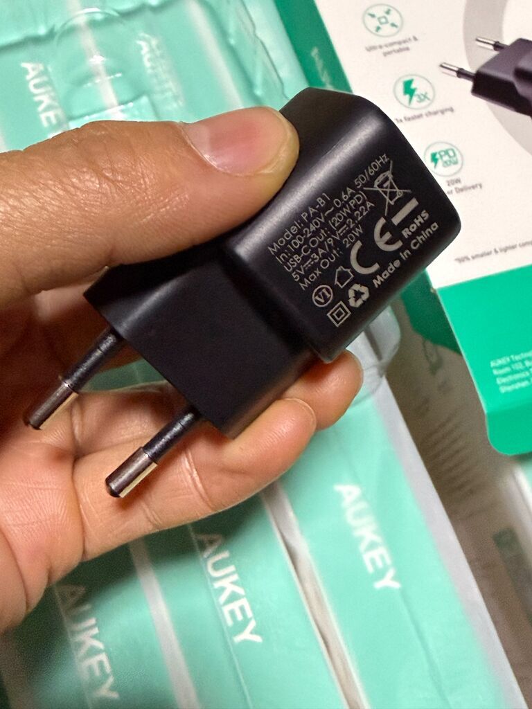 Củ sạc nhanh 20W hãng Aukey Omnia OMNIA USB-C PD PA-B1 (Đen) - Ảnh 5