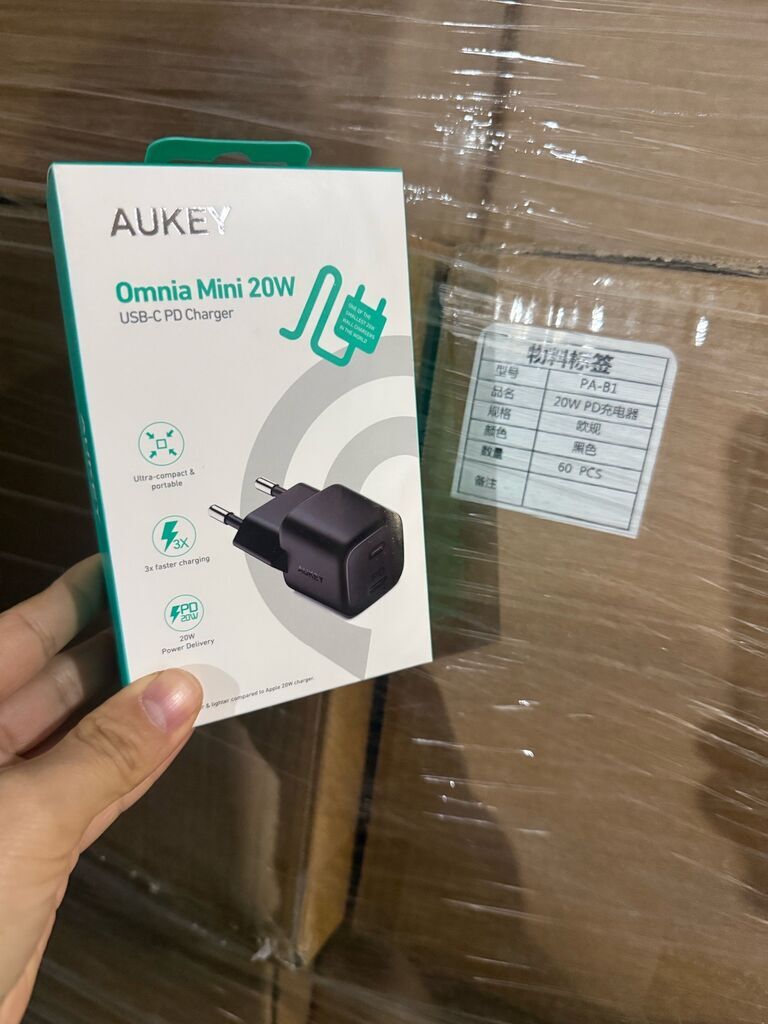 Củ sạc nhanh 20W hãng Aukey Omnia OMNIA USB-C PD PA-B1 (Đen) - Ảnh 7