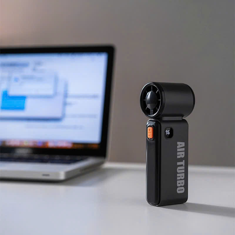 Quạt mini turbo di động ngoài trời - Ảnh 7