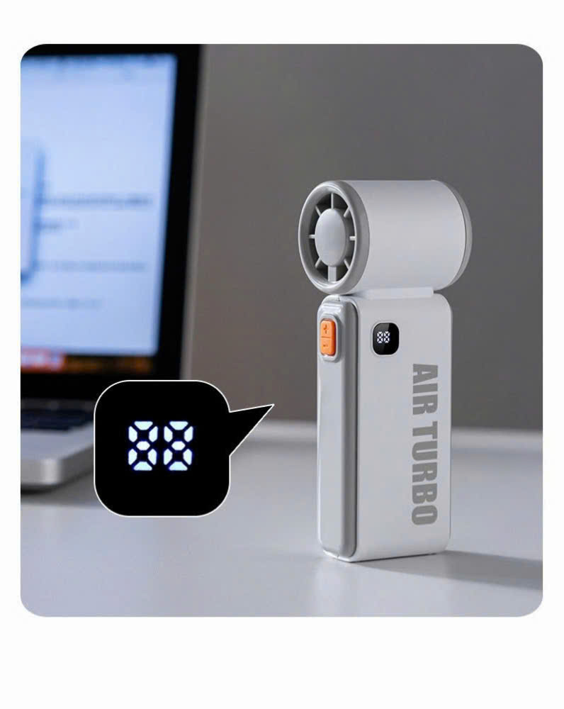 Quạt mini turbo di động ngoài trời - Ảnh 5