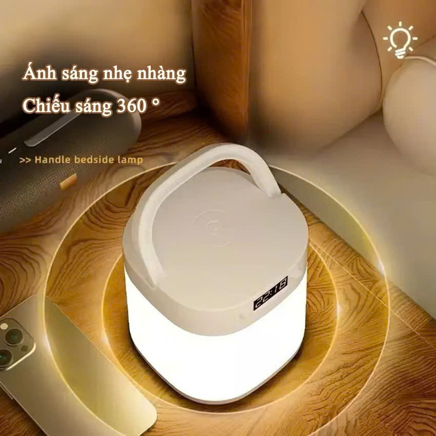 Đèn Ngủ tích điện Đa Năng Cảm Ứng Thông Minh bản có điều khiển - Ảnh 5