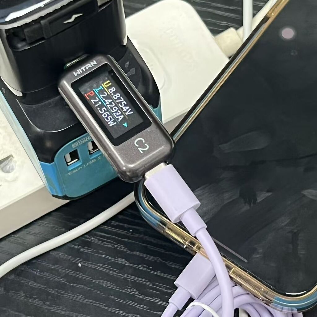 Cáp sạc nhanh 1.8M iPhone C to Lightning hàng nhà máy chưa in logo, ko hộp màu tím - Ảnh 4