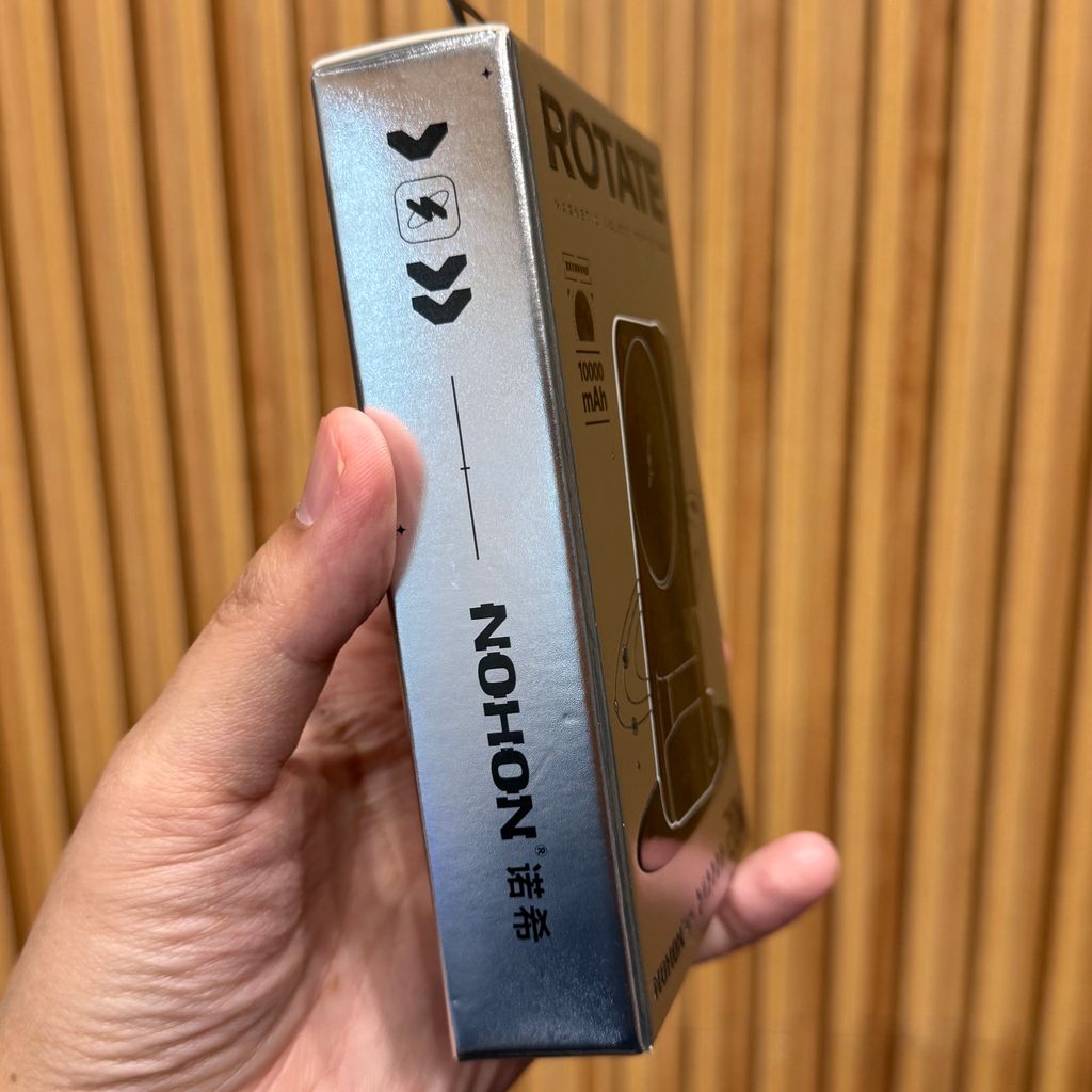 Pin dự phòng 10.000mAh NOHON ROTATE, sạc nhanh 20W, sạc không dây Magsafe, kiêm đế dựng điện thoại - Ảnh 4