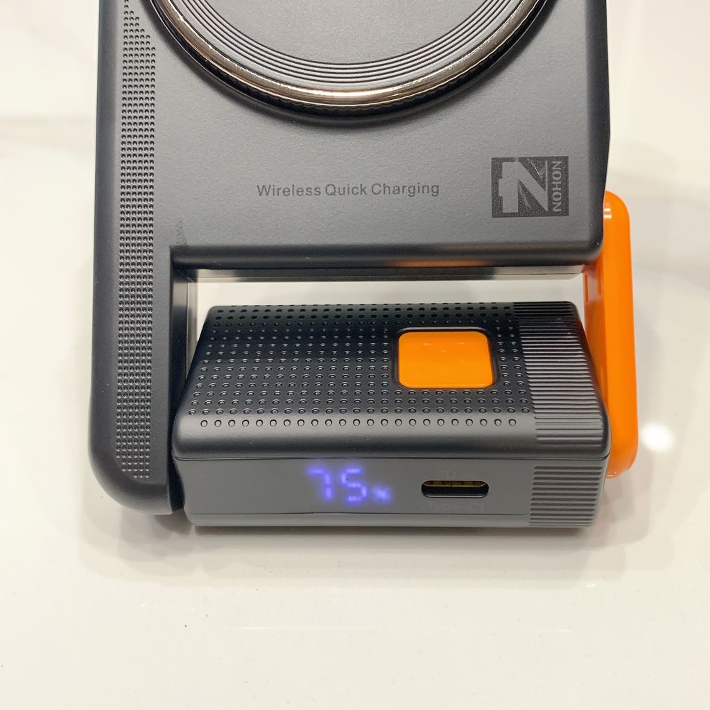 Pin dự phòng 10.000mAh NOHON ROTATE, sạc nhanh 20W, sạc không dây Magsafe, kiêm đế dựng điện thoại - Ảnh 9