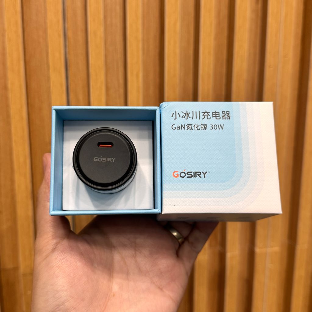 Củ sạc nhanh 30W GaN siêu nhỏ hãng Gosiry