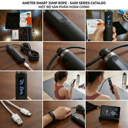 DÂY NHẢY THÔNG MINH CÓ BỘ ĐẾM VÀ ĐO THỜI GIAN