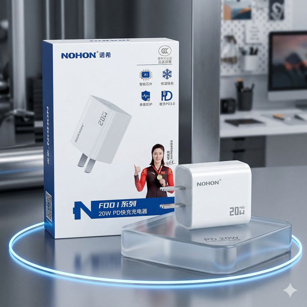 Củ sạc nhanh 20W hãng NOHON , có chứng chỉ CCC