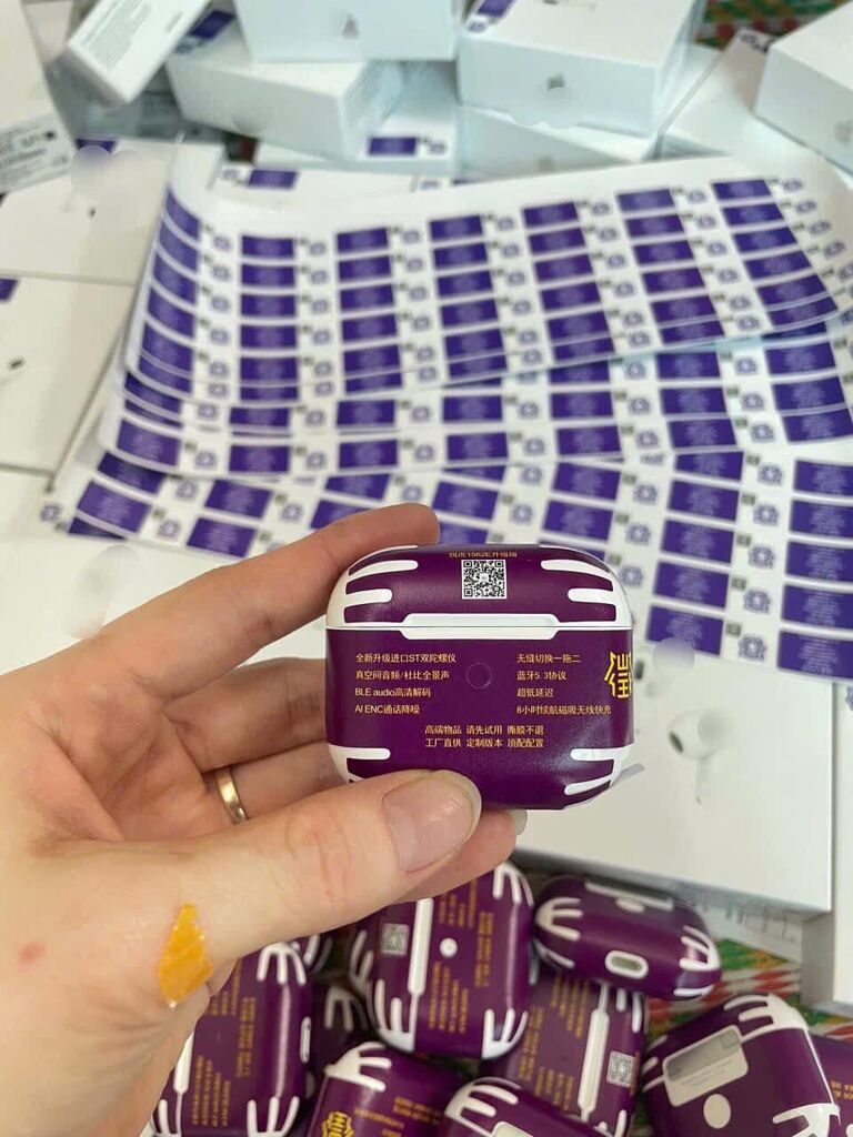 Tai nghe airpods 4 hổ vằn chip 1563e fake - Ảnh 2