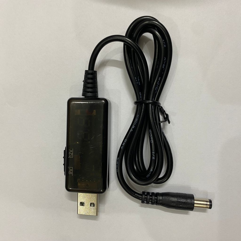 Cáp chuyển đổi 5v lên 12v cho thiết bị mạng