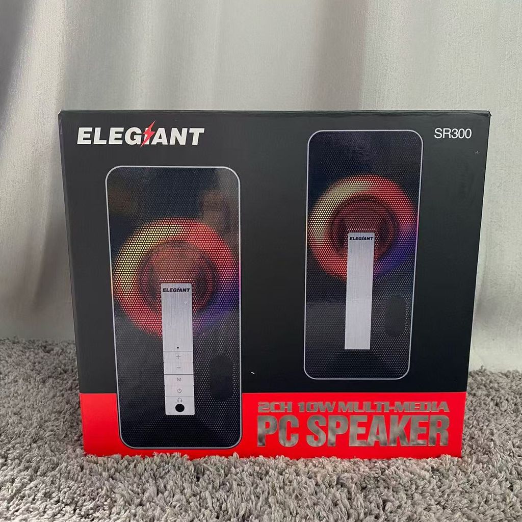 Cặp loa Bluetooth Elegiant SR300 ( Hà Lan ), công suất 10W, loa máy tính