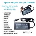 Bộ nguồn Adapter 24V - 2.5A Linpech cho máy in nhiệt Xprinter đầu ra 3 chân