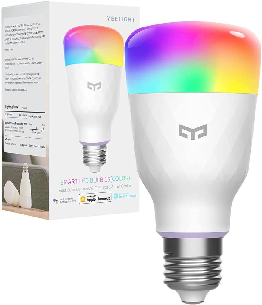 Bóng đèn thông minh XIAOMI Yeelight Led Smart Bulb 1S -Có Apple HomeKit - Bản quốc tế