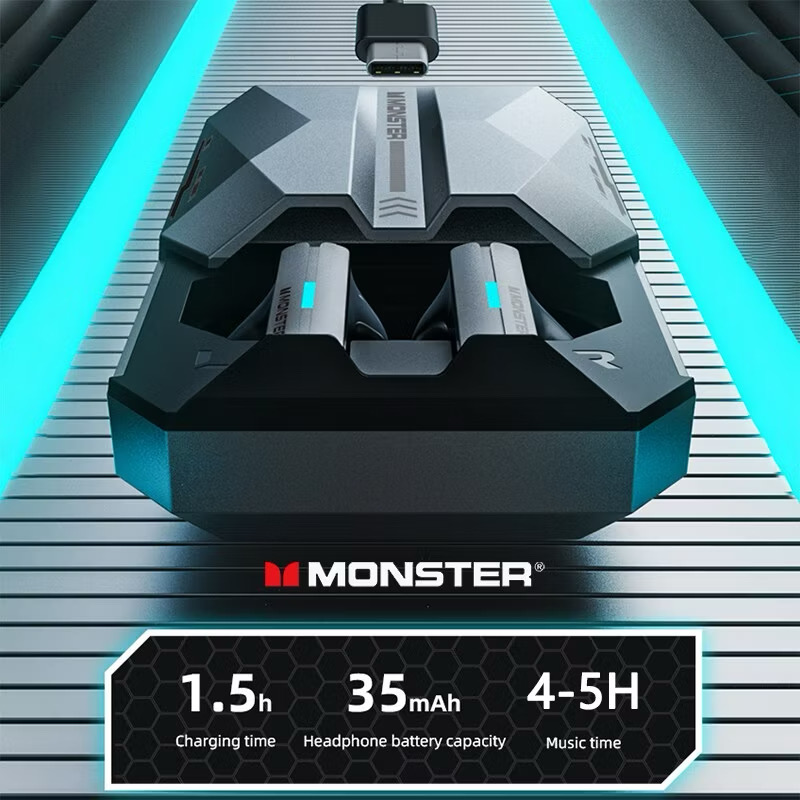 Tai nghe Monster XKT11 Bluetooth 5.2 âm thanh Hifi thời trang
