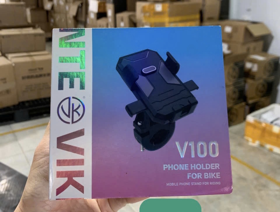 Kẹp điện thoại trên xe máy Vikente V100 xịn sò