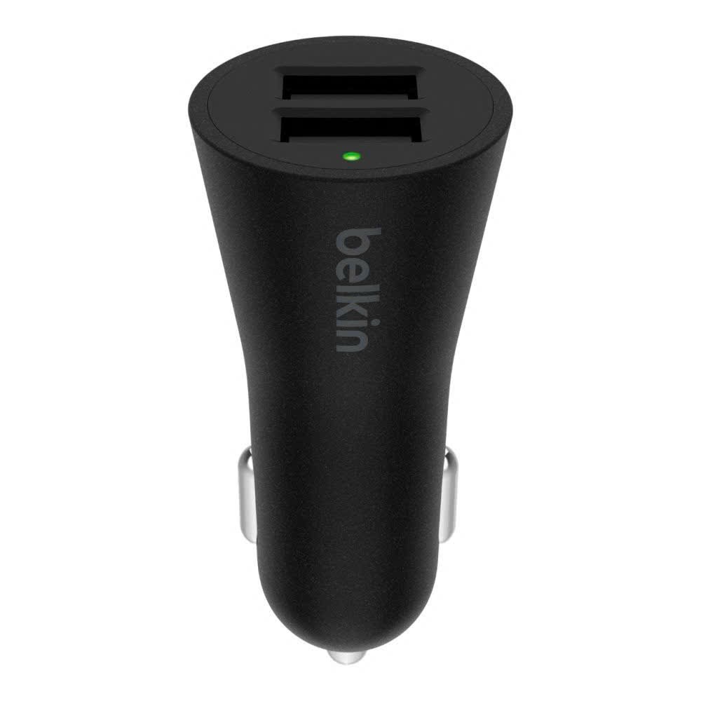 Tẩu sạc nhanh Belkin 24w 2 cổng usb