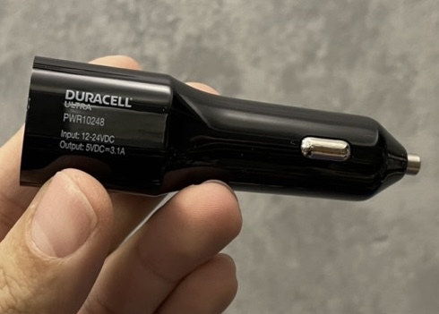 Tẩu sạc ô tô 2 cổng Duracell xả sốc 10k
