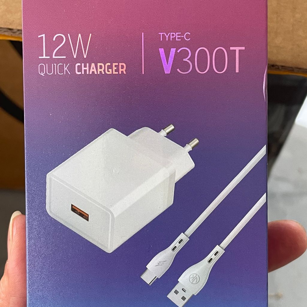 Bộ sạc 12w Vikente V300 chân C và chân Lightning