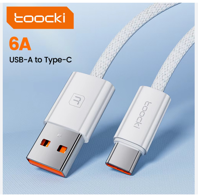 Dây dù Toocki USB type C sạc nhanh