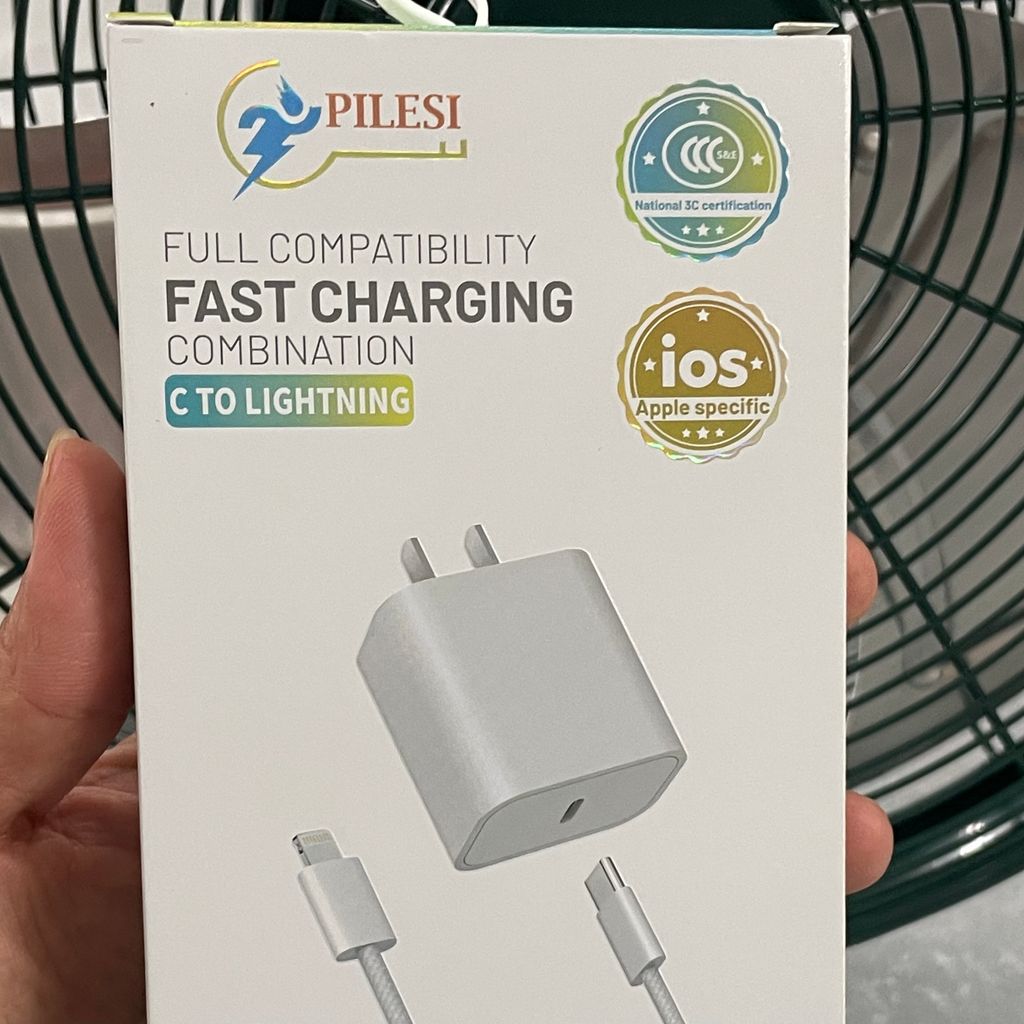 Bộ sạc nhanh Pilesi 27w Lighting cho iPhone 14PRM