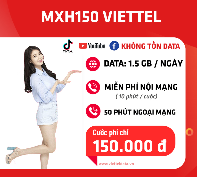 12 tháng gói mạng xã hội Viettel