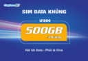 Sim vina 500Gb/ tháng tốc độ cao 1 năm